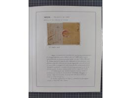 TRIEST: 1814/58, Sammlung mit 26 Briefen und Dokumenten, dabei Sanitätspass (1831) sowie doppelt versiegelter Desinfektionsbr