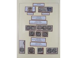 1868/70, gestempelte Sammlung inkl. Dienstmarken und Elass-Lothrigen mit schönen Briefstücken und 14 Briefen und Ganzsachen. 