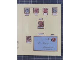 1868/70, gestempelte Sammlung inkl. Dienstmarken und Elass-Lothrigen mit schönen Briefstücken und 14 Briefen und Ganzsachen. 