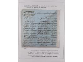 SIZILIEN: 1826/83, 26 Briefe und Dokumente beider Sizilien, dabei Liste illegaler Händler (Hebammen und Aderlassanbieter) im 