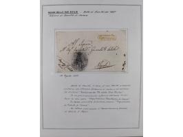 SIZILIEN: 1826/83, 26 Briefe und Dokumente beider Sizilien, dabei Liste illegaler Händler (Hebammen und Aderlassanbieter) im 