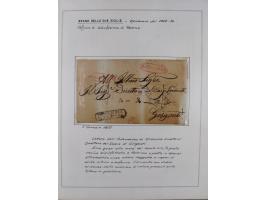 SIZILIEN: 1826/83, 26 Briefe und Dokumente beider Sizilien, dabei Liste illegaler Händler (Hebammen und Aderlassanbieter) im 