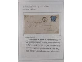 SIZILIEN: 1826/83, 26 Briefe und Dokumente beider Sizilien, dabei Liste illegaler Händler (Hebammen und Aderlassanbieter) im 