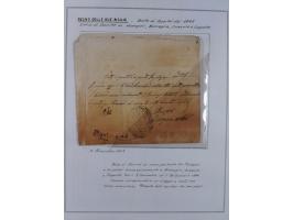 SIZILIEN: 1826/83, 26 Briefe und Dokumente beider Sizilien, dabei Liste illegaler Händler (Hebammen und Aderlassanbieter) im 