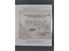 SIZILIEN: 1826/83, 26 Briefe und Dokumente beider Sizilien, dabei Liste illegaler Händler (Hebammen und Aderlassanbieter) im 