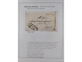 SIZILIEN: 1826/83, 26 Briefe und Dokumente beider Sizilien, dabei Liste illegaler Händler (Hebammen und Aderlassanbieter) im 