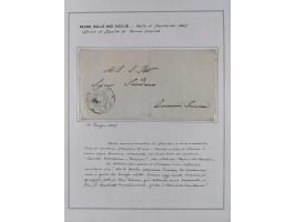 SIZILIEN: 1826/83, 26 Briefe und Dokumente beider Sizilien, dabei Liste illegaler Händler (Hebammen und Aderlassanbieter) im 