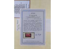 1899/1911, in den Hauptnummern kpl. Sammlung auf Briefstücken mit zusätzlich Mi.-Nr. 17I/II, 18I/II, 19I/I (doppelt sign. Bot