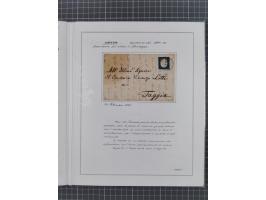 SARDINIEN: 1821/1903, 6 Briefe und Dokumente, dabei Briefbogen der Gesundheitsbehörde von Cagliari an den Provinzgouverneur v