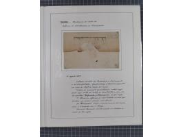 TOSKANA: 1803/1893, 17 Briefe und Dokumente aus dem 19. Jahrhundert inkl. Ra2 "LAZZERETTO SAN / ROCCO DI LIVORNO” der Quarant