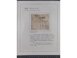 TOSKANA: 1803/1893, 17 Briefe und Dokumente aus dem 19. Jahrhundert inkl. Ra2 "LAZZERETTO SAN / ROCCO DI LIVORNO” der Quarant