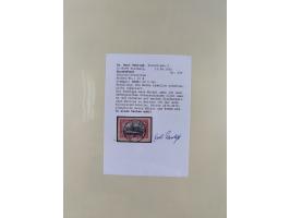 1893/1908, gestempelte Sammlung auf Briefstücken mit kpl. Ausgaben und Farben, in den Hauptnummern über weite Strecken kpl. m