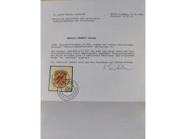 1897/1912, in den Hauptnummern praktisch kpl. Sammlung auf Briefstücken mit wenigen losen Marken. Dabei u.a. Mi.-Nr. 5c (sign