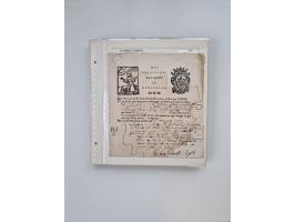 MODENA: 1691/1865, über 140 Briefe und Dokumente, viele mit seltenen Stempeln ab ca. 1806, dabei u.a. Expressbrief an den Bür