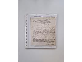 MODENA: 1691/1865, über 140 Briefe und Dokumente, viele mit seltenen Stempeln ab ca. 1806, dabei u.a. Expressbrief an den Bür