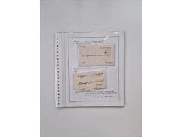 MODENA: 1691/1865, über 140 Briefe und Dokumente, viele mit seltenen Stempeln ab ca. 1806, dabei u.a. Expressbrief an den Bür