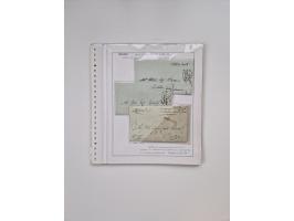 MODENA: 1691/1865, über 140 Briefe und Dokumente, viele mit seltenen Stempeln ab ca. 1806, dabei u.a. Expressbrief an den Bür