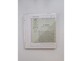 MODENA: 1691/1865, über 140 Briefe und Dokumente, viele mit seltenen Stempeln ab ca. 1806, dabei u.a. Expressbrief an den Bür