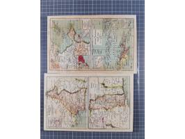 1897/13, gestempelte Sammlung ab Mitläufer-Ausgaben mit vielen Briefstücken, über weite Strecken kpl. mit Farben u.a. Mi.-Nr.