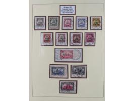 1899/1910, in den Hauptnummern kpl. Sammlung auf Briefstücken. Dabei Mi.-Nr. 1I (FA Dr. Lantelme BPP), Mi.-Nr. 5I (FA Bothe B