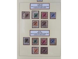 1899/1910, in den Hauptnummern kpl. Sammlung auf Briefstücken. Dabei Mi.-Nr. 1I (FA Dr. Lantelme BPP), Mi.-Nr. 5I (FA Bothe B