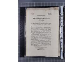 KIRCHENSTAAT: 1835/37, Sammlung von über 80 Dokumenten und Briefen zu den päpstlichen Sanitätszirkularen “Circolare di Sanità