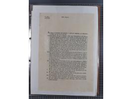 KIRCHENSTAAT: 1835/37, Sammlung von über 80 Dokumenten und Briefen zu den päpstlichen Sanitätszirkularen “Circolare di Sanità