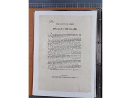 KIRCHENSTAAT: 1835/37, Sammlung von über 80 Dokumenten und Briefen zu den päpstlichen Sanitätszirkularen “Circolare di Sanità