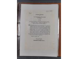 KIRCHENSTAAT: 1835/37, Sammlung von über 80 Dokumenten und Briefen zu den päpstlichen Sanitätszirkularen “Circolare di Sanità