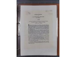 KIRCHENSTAAT: 1835/37, Sammlung von über 80 Dokumenten und Briefen zu den päpstlichen Sanitätszirkularen “Circolare di Sanità