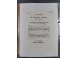 KIRCHENSTAAT: 1835/37, Sammlung von über 80 Dokumenten und Briefen zu den päpstlichen Sanitätszirkularen “Circolare di Sanità