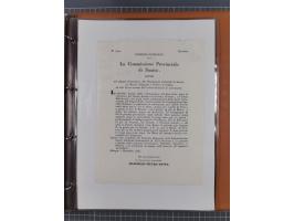 KIRCHENSTAAT: 1835/37, Sammlung von über 80 Dokumenten und Briefen zu den päpstlichen Sanitätszirkularen “Circolare di Sanità