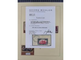 1898/1909, Sammlung ab Vorläufer-Ausgaben auf Briefstücken mit besseren und kpl. Ausgaben. Dabei u.a. Mi.-Nr. 2 mit Stempel “