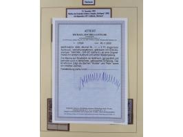 1899/1901, in den Hauptnummern kpl. Sammlung auf Briefstücken. Dabei Mi.-Nr. 1I (Stempel Sorte II, FA Jäschke-L. BPP), Mi.-Nr