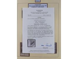 1899/1901, in den Hauptnummern kpl. Sammlung auf Briefstücken. Dabei Mi.-Nr. 1I (Stempel Sorte II, FA Jäschke-L. BPP), Mi.-Nr