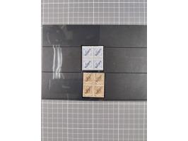 1899/1901, in den Hauptnummern kpl. Sammlung auf Briefstücken. Dabei Mi.-Nr. 1I (Stempel Sorte II, FA Jäschke-L. BPP), Mi.-Nr