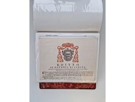 KIRCHENSTAAT: 1630/1886, sehr reichhaltige Sammlung mit über 370 Briefen und Dokumenten, darunter u. a. ein Dokument über die