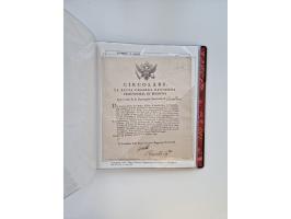 KIRCHENSTAAT: 1630/1886, sehr reichhaltige Sammlung mit über 370 Briefen und Dokumenten, darunter u. a. ein Dokument über die