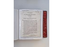 KIRCHENSTAAT: 1630/1886, sehr reichhaltige Sammlung mit über 370 Briefen und Dokumenten, darunter u. a. ein Dokument über die