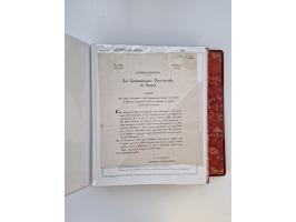 KIRCHENSTAAT: 1630/1886, sehr reichhaltige Sammlung mit über 370 Briefen und Dokumenten, darunter u. a. ein Dokument über die