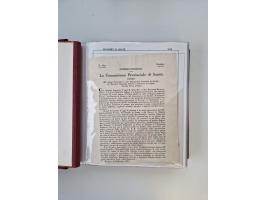 KIRCHENSTAAT: 1630/1886, sehr reichhaltige Sammlung mit über 370 Briefen und Dokumenten, darunter u. a. ein Dokument über die