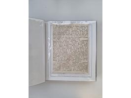 KIRCHENSTAAT: 1630/1886, sehr reichhaltige Sammlung mit über 370 Briefen und Dokumenten, darunter u. a. ein Dokument über die