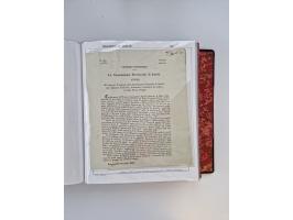 KIRCHENSTAAT: 1630/1886, sehr reichhaltige Sammlung mit über 370 Briefen und Dokumenten, darunter u. a. ein Dokument über die