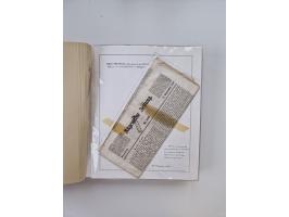 KIRCHENSTAAT: 1630/1886, sehr reichhaltige Sammlung mit über 370 Briefen und Dokumenten, darunter u. a. ein Dokument über die