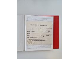 KIRCHENSTAAT: 1630/1886, sehr reichhaltige Sammlung mit über 370 Briefen und Dokumenten, darunter u. a. ein Dokument über die