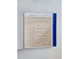 KIRCHENSTAAT: 1630/1886, sehr reichhaltige Sammlung mit über 370 Briefen und Dokumenten, darunter u. a. ein Dokument über die