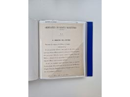 KIRCHENSTAAT: 1630/1886, sehr reichhaltige Sammlung mit über 370 Briefen und Dokumenten, darunter u. a. ein Dokument über die