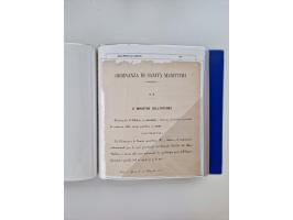 KIRCHENSTAAT: 1630/1886, sehr reichhaltige Sammlung mit über 370 Briefen und Dokumenten, darunter u. a. ein Dokument über die
