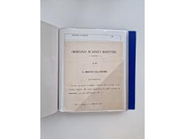 KIRCHENSTAAT: 1630/1886, sehr reichhaltige Sammlung mit über 370 Briefen und Dokumenten, darunter u. a. ein Dokument über die