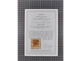 1897/99, Sammlung der Aufdruck-Ausgaben auf Briefstücken. Dabei Mi.-Nr. 1Ia (FA Drahn und Bothe BBP), Mi.-Nr. 1Ib (FA R. Steu